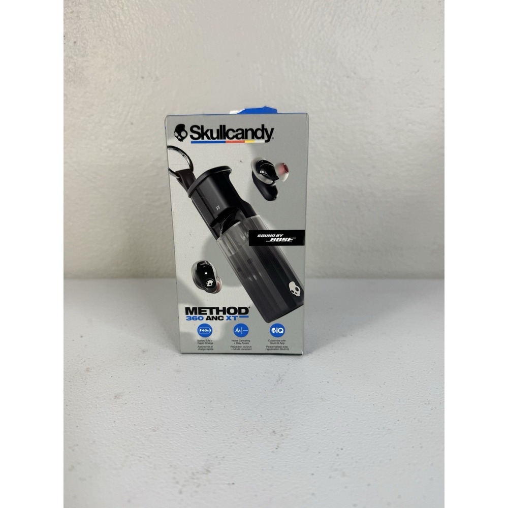 Skullcandy Method 360 ANC XT True Wireless Noise-Canceling Earbuds (Black) - New
